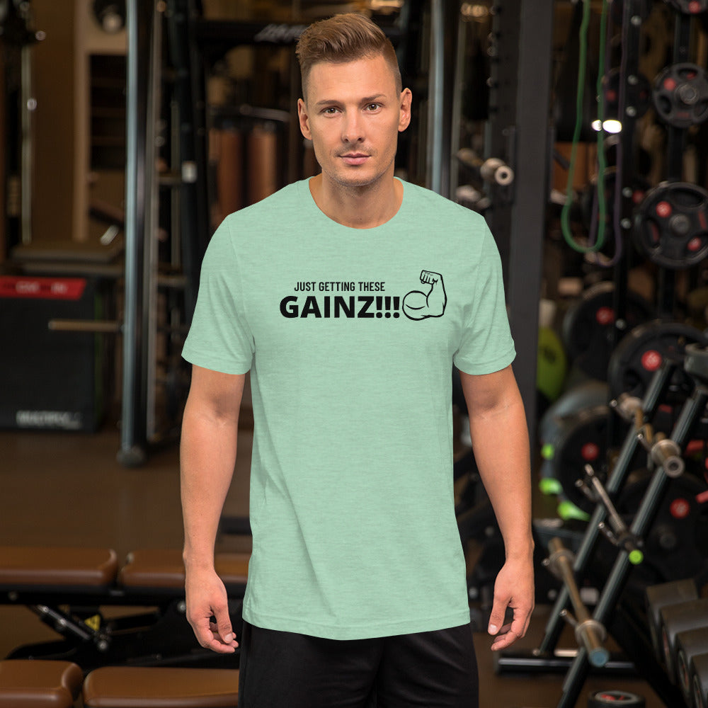 Gainz T-Shirt ( Black letters )