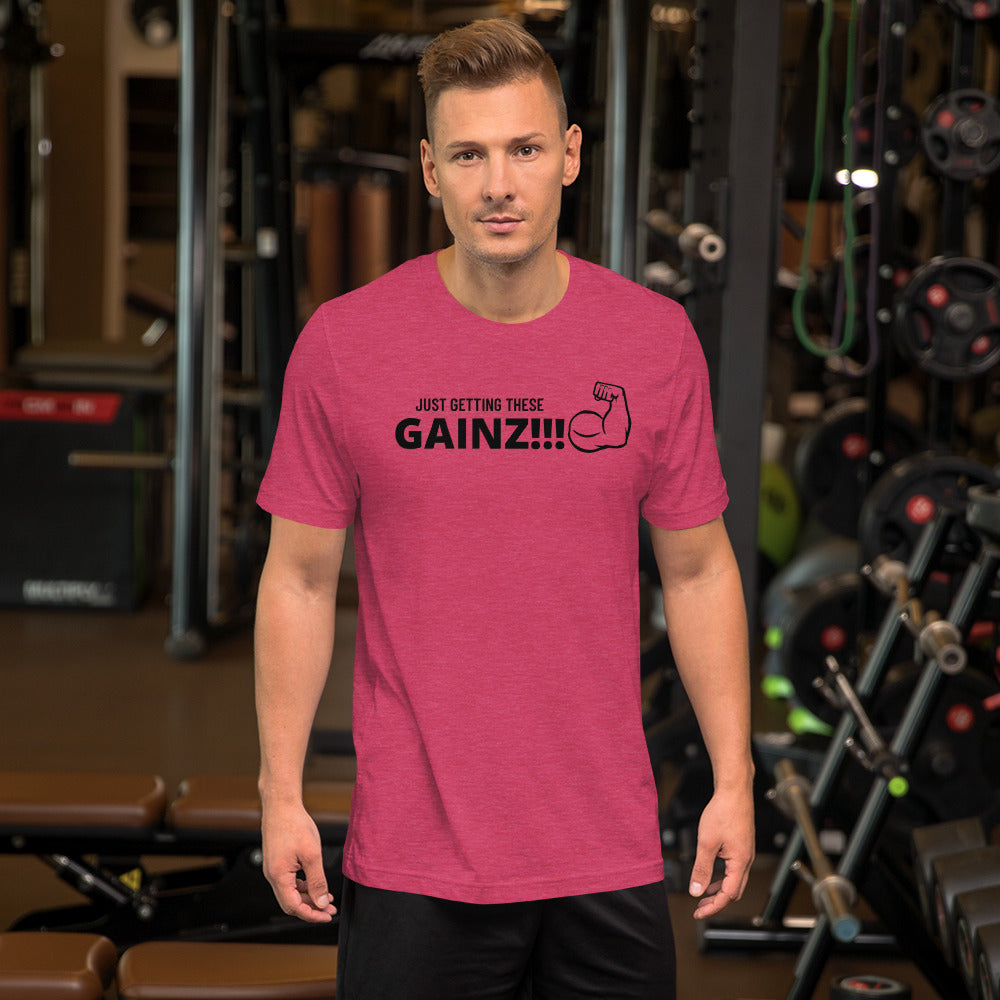 Gainz T-Shirt ( Black letters )