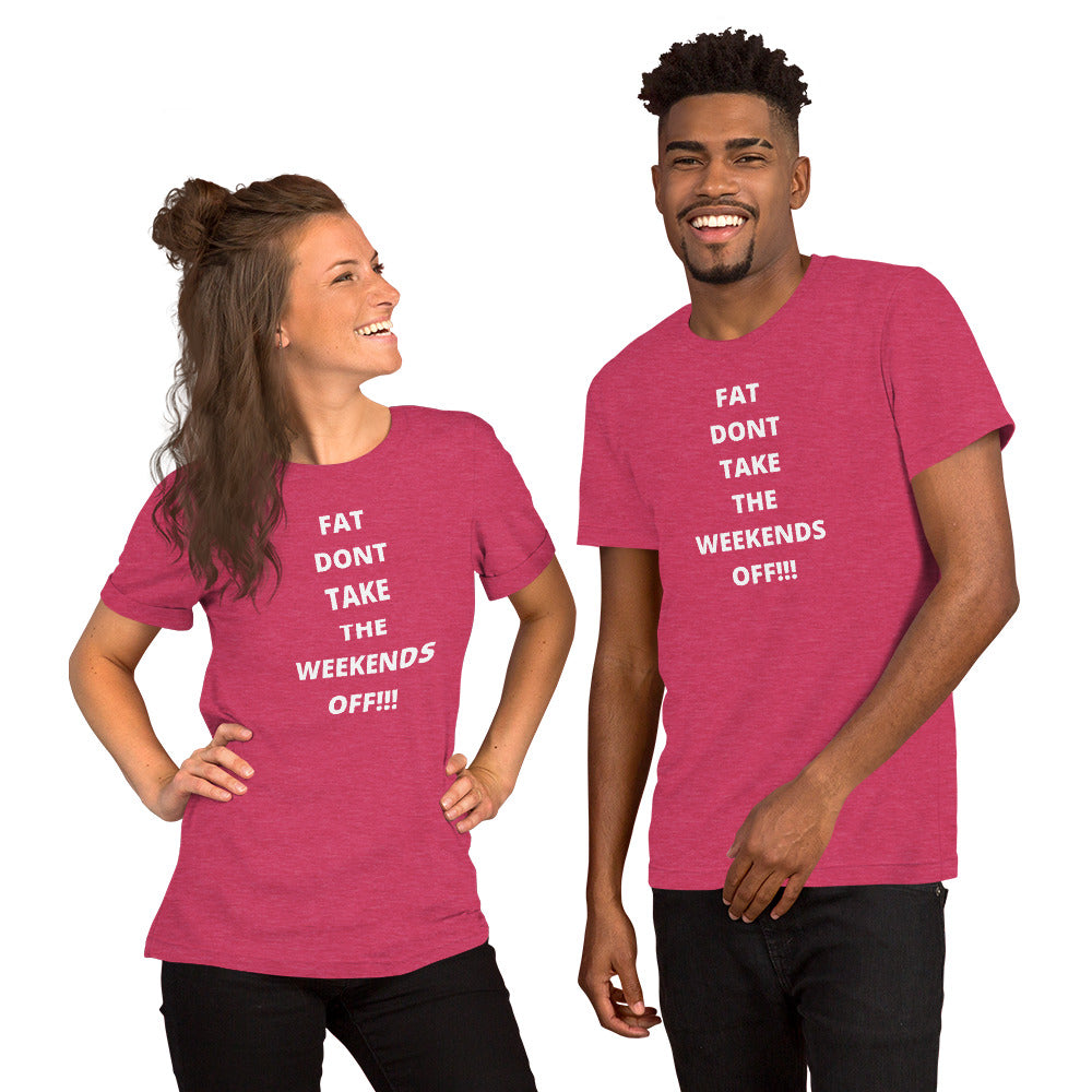 No Days Off Short-Sleeve Unisex T-Shirt