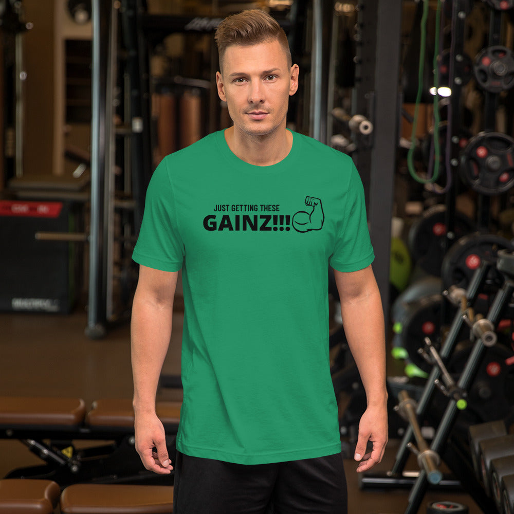 Gainz T-Shirt ( Black letters )