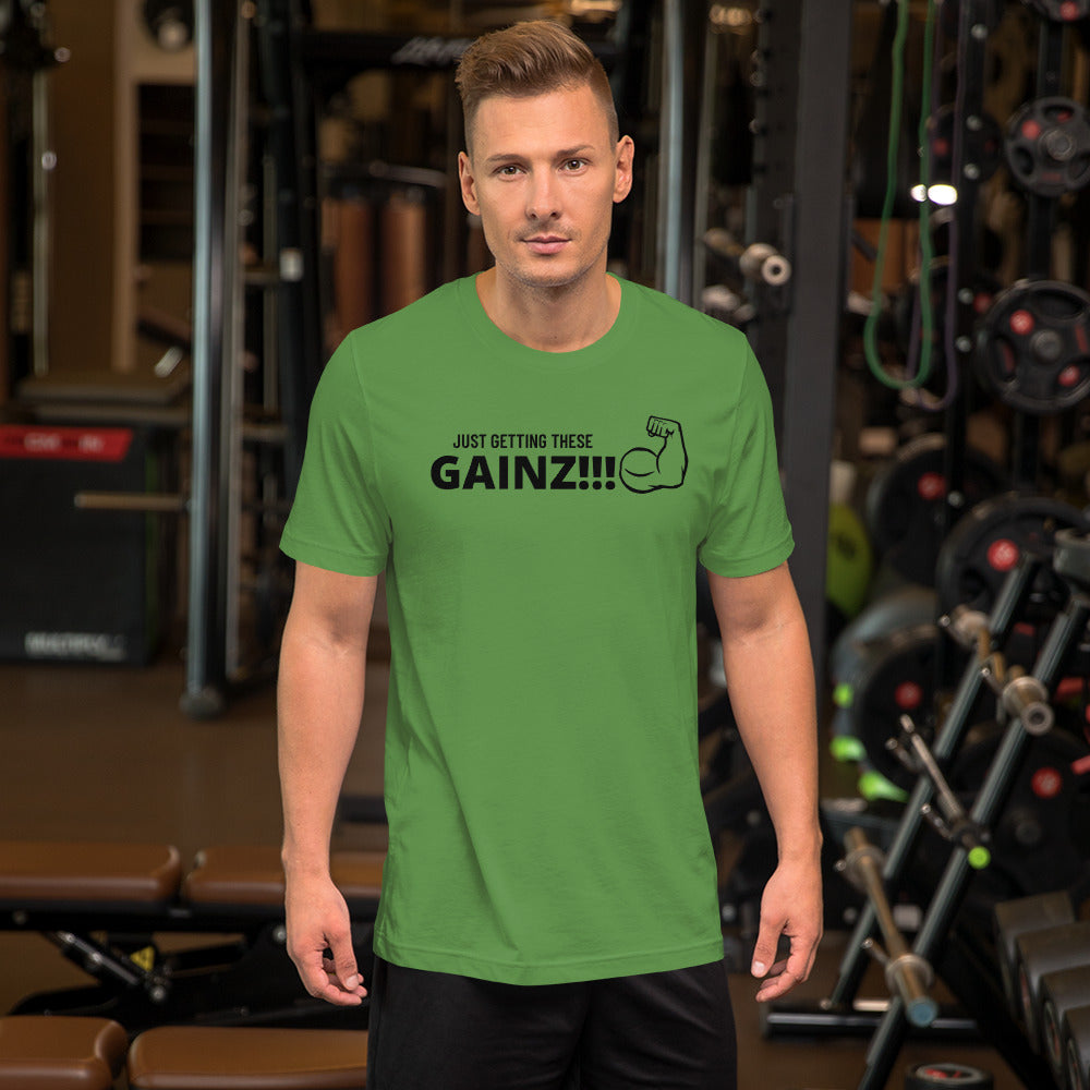 Gainz T-Shirt ( Black letters )