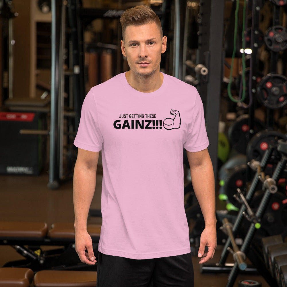 Gainz T-Shirt ( Black letters )