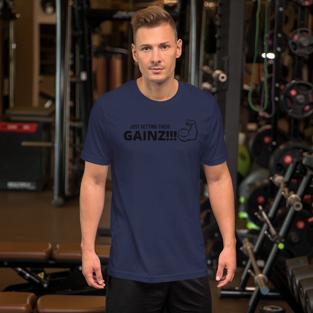 Gainz T-Shirt ( Black letters )
