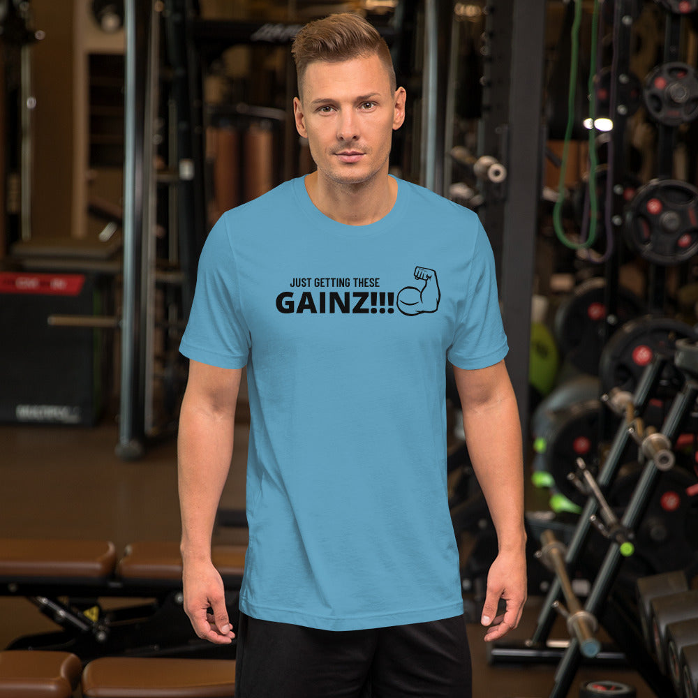 Gainz T-Shirt ( Black letters )