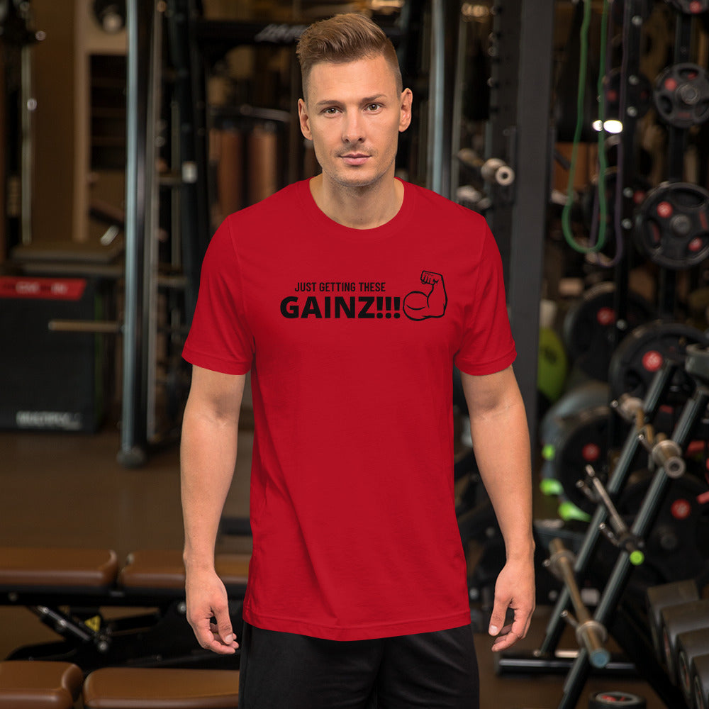 Gainz T-Shirt ( Black letters )