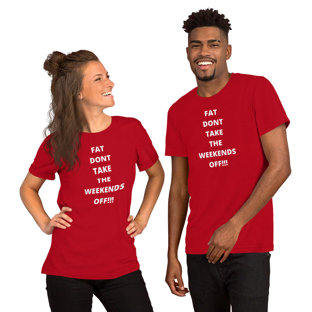 No Days Off Short-Sleeve Unisex T-Shirt
