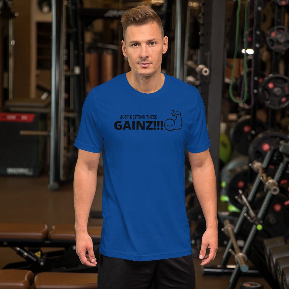 Gainz T-Shirt ( Black letters )