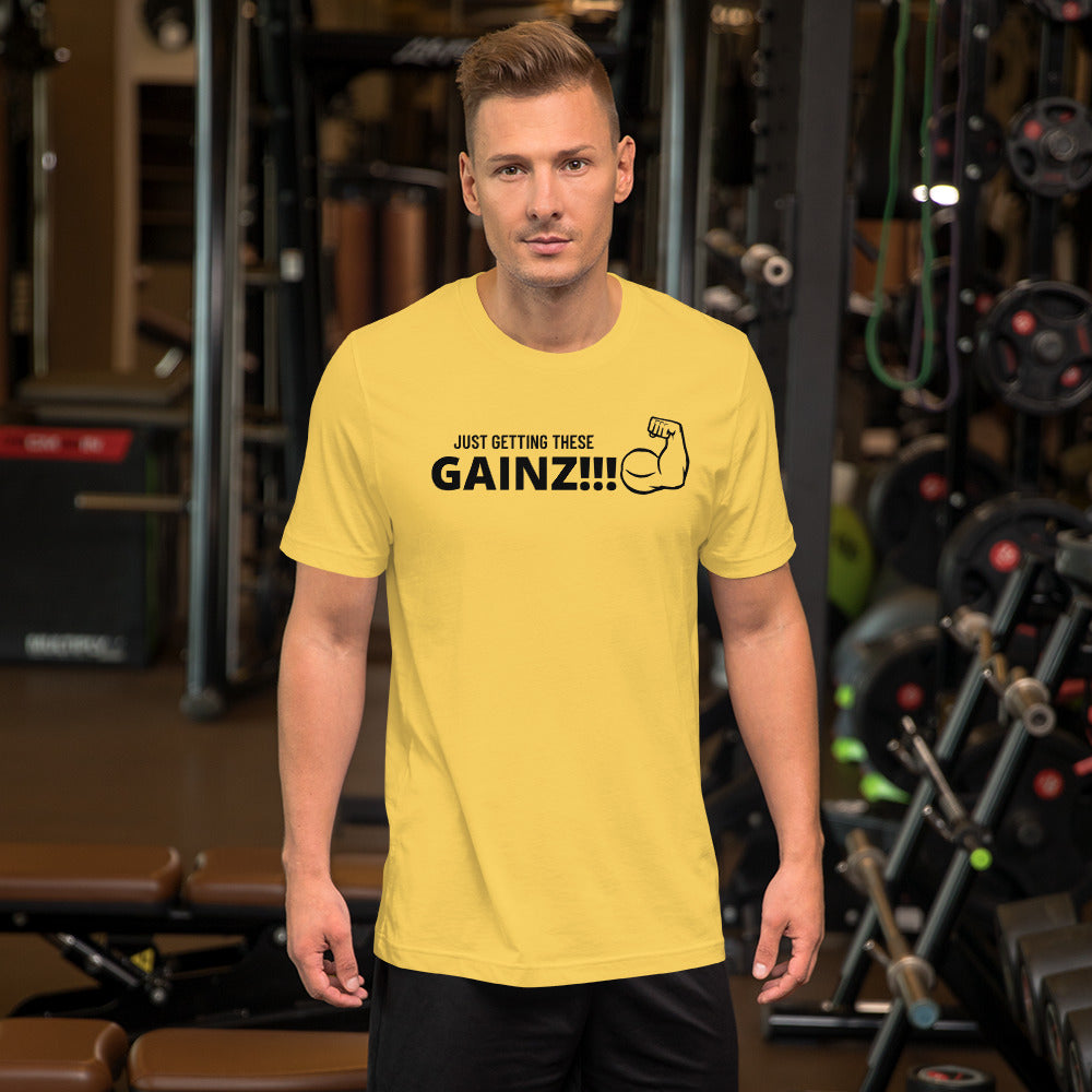Gainz T-Shirt ( Black letters )